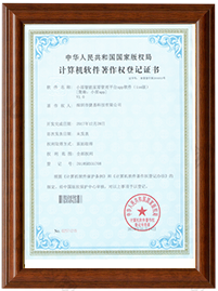 软件著作权登记证书