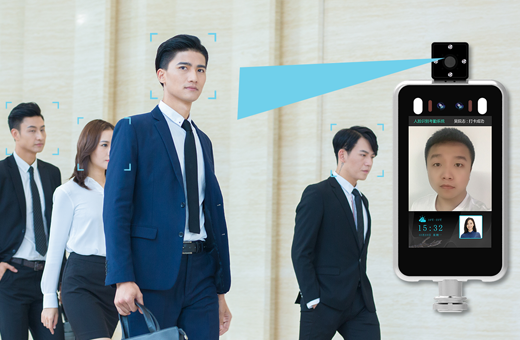 人脸识别考勤机D701减小交叉传染得到连锁企业青睐_深圳捷易科技