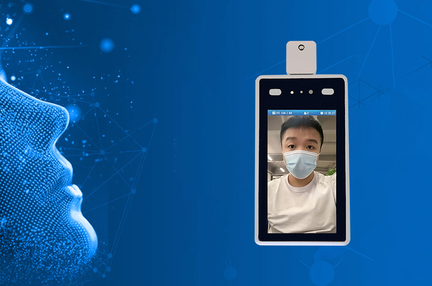 深圳捷易7寸人脸识别测温门禁一体机，比海康、大华的更好用，支持全球10多种语言