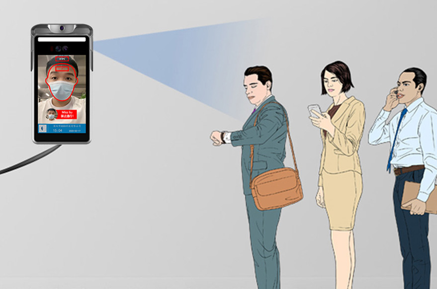 相比手机加载的红外测温功能，智能人脸识别自助测温终端优势更加明显！深圳捷易科技