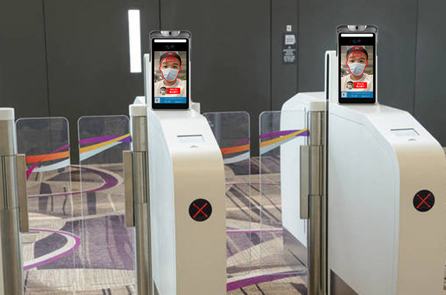 捷易人脸测温门禁，影院复工安全智能防控优品_深圳捷易科技