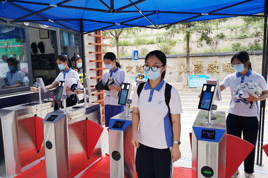 人体测温人脸识别一体机戴口罩后能识别吗？_系统_设备_深圳捷易科技